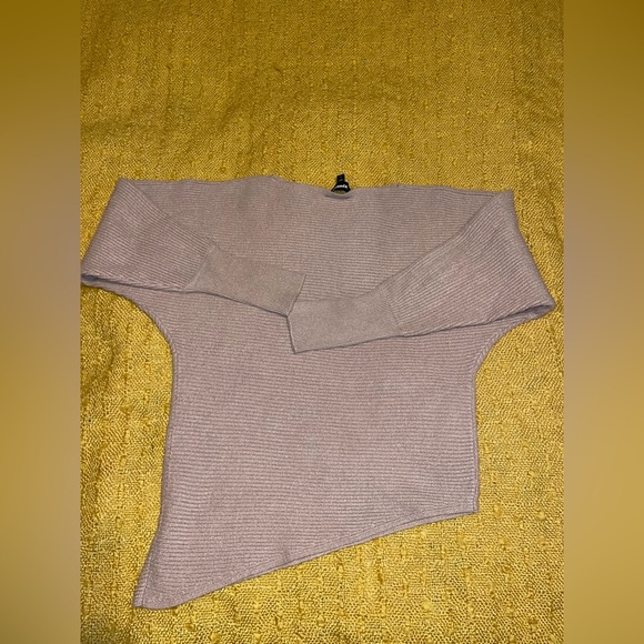 Mauve Express Asymmetrical Sweater - Picture 5 of 5